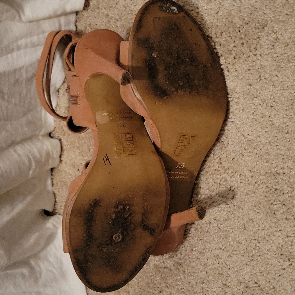 Jeffrey Campbell nude wrap around heels sz 7.5 - Picture 8 of 11